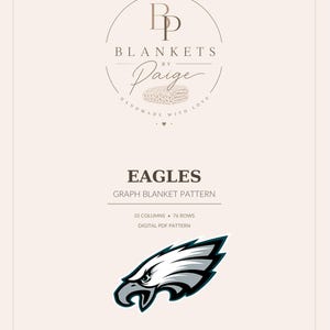 DIGITAL NEDLADDNING *Mönster för Chunky Knit Eagles-filt*