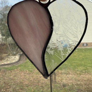 Stained Glass Heart Suncatcher