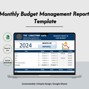 Personal Monthly Budget Template | Google Sheets & Excel
