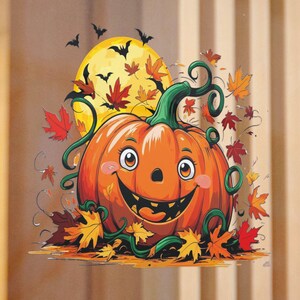 Pumpkin Die-Cut Stickers: Halloween, Fall Decor