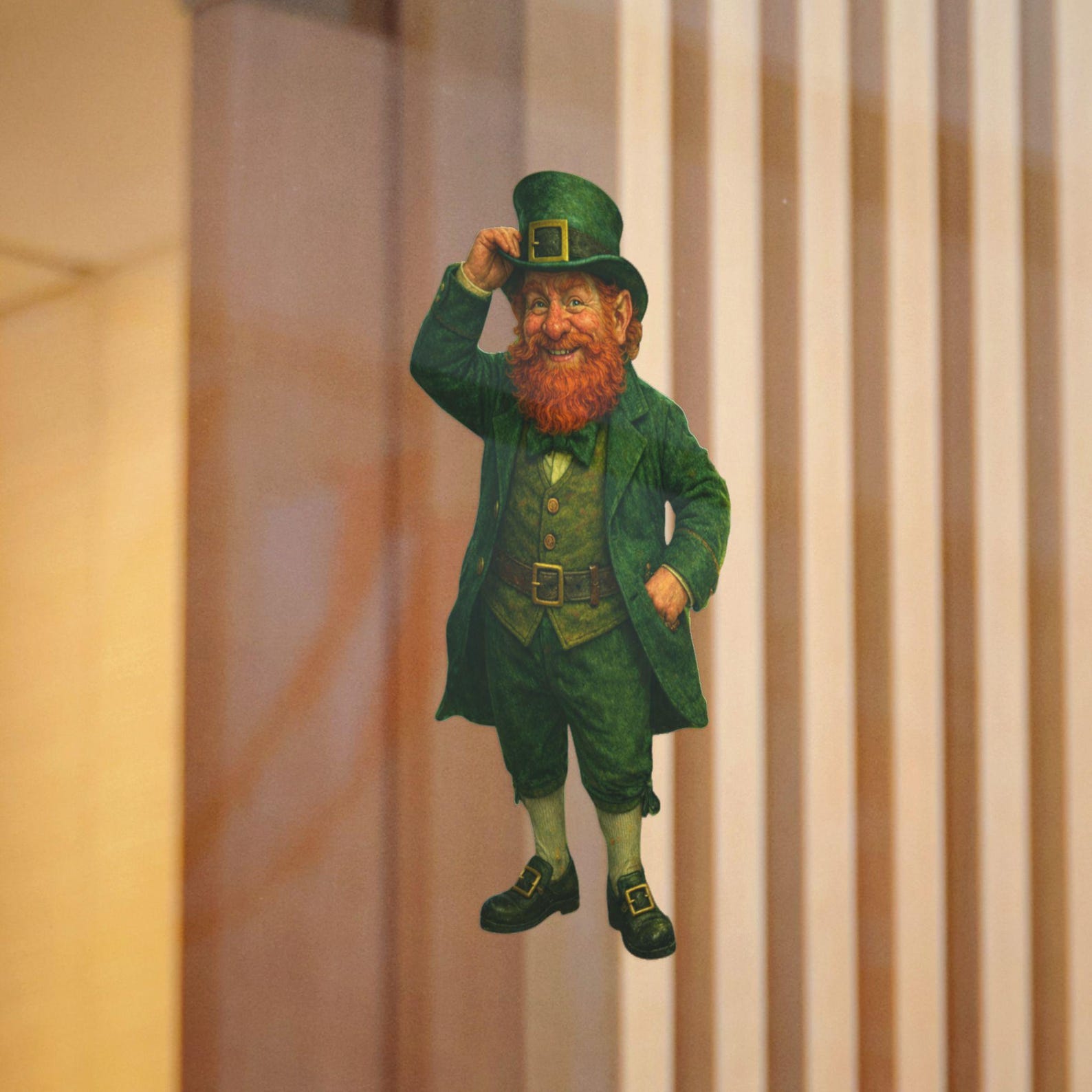 Leprechaun Tipping Hat Stickers | Die-cut DTF - Etsy