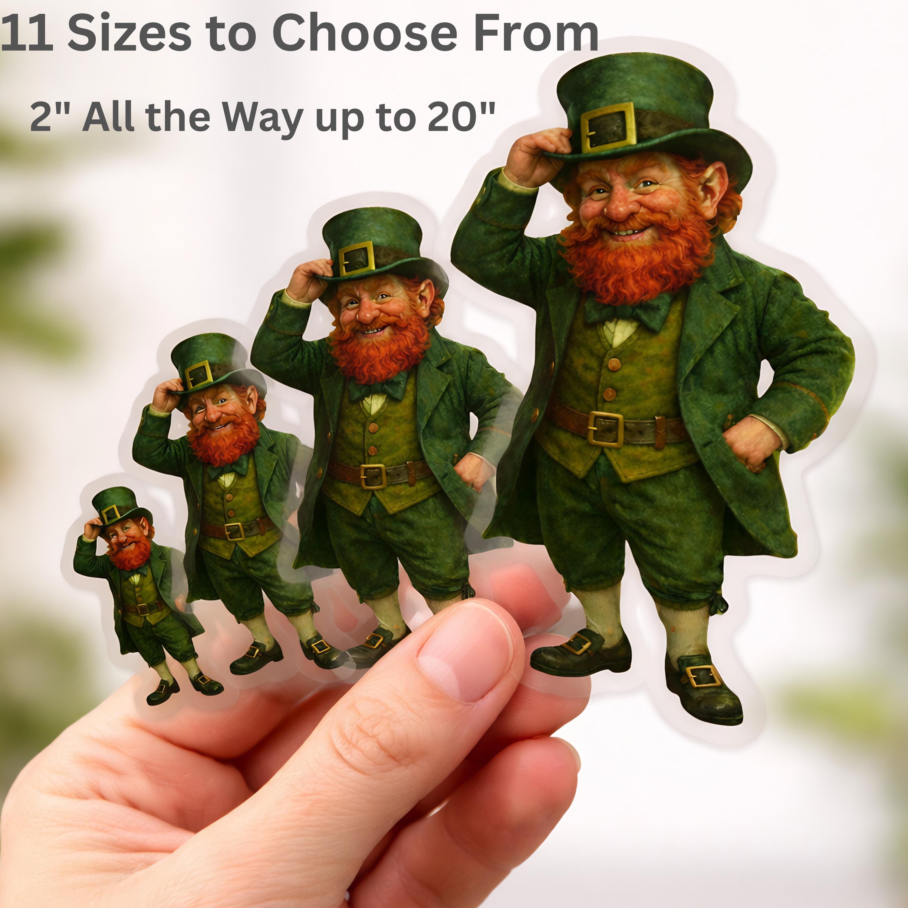 Leprechaun Tipping Hat Stickers | Die-cut DTF - Etsy