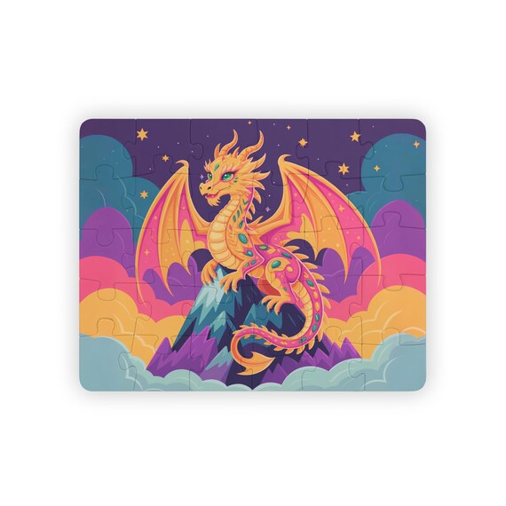 Dragon Jigsaw Puzzle for Kids: 30-Piece Fantasy Adventure