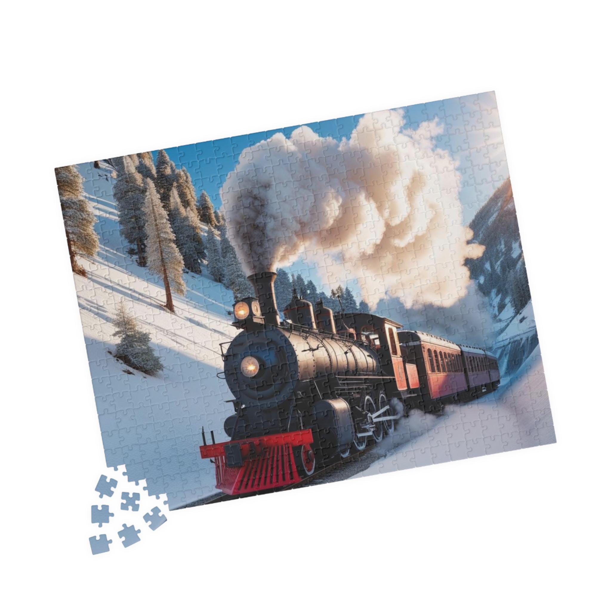 Vintage Train Puzzle | 110-1014 Pieces | Perfect Gift for Train Lovers, Family Game Night, Home Decor, Educational Fun