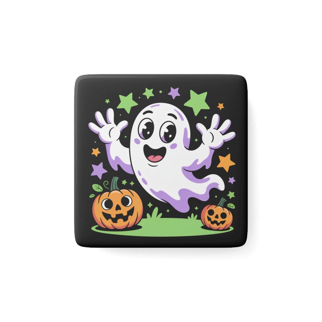 Halloween Ghost Magnet: Fun Fridge Decor, Autumn Home Accent - Etsy