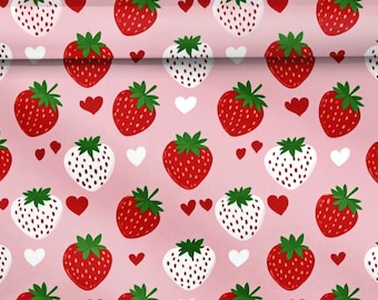 Erdbeeren Geschenkpapier | Niedliche Obst-Geschenkverpackung für Geburtstage, Pride-Geschenke oder Cottagecore-Ästhetik Niedliches Papier mit roten Beeren