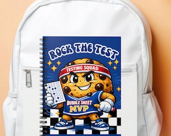 Rock the Test-koekje MVP spiraalvormig notitieboek, dagboek voor studententestweek, testvoorbereiding