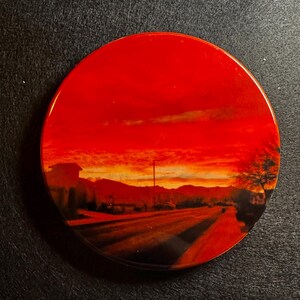 4&quot; Arizona Sunset Coaster Arizona Desert Coaster Sedona Rocks Coaster Puerto Penasco Coaster Great Gift Unique Gift Fun Gift Mother&#39;s Day
