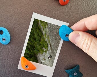 Bouldering Magnets (7 or more pieces) – Climbing Hold Magnets, Fridge Magnets, Gift for Climbers & Boulderers, Bouldering Decoration