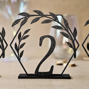 Números de mesa para decoração de casamento, números de mesa para montar como decoração para casamento, festa, aniversário, arranjo floral, assentos elegantes