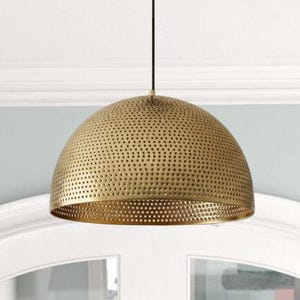 Hammered dome lamp , kitchen island, brass dining lampshade, handmade brass lamp ,antique Brass Dome,Brass Dome Pendant Lamp