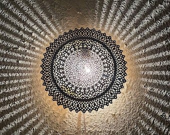 Moroccan Wall Light Brass,Moroccan wall lamp,Moorish Wall Sconce Lamps, Moroccan Round Lighting Modern Lightingm,Home decore,Morocco sconce.