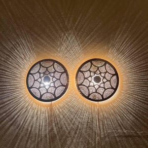 Set Of 2 Moroccan Wall Light,Handmade Wall Light Moroccan Wall Sconce -Art Decor Light Wall Sconce,Brass Wall decor lamp,Wall Lighting Decor