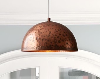 Verdigris Patina Kupfer Dome Pendelleuchte - Moderne Kücheninsel Beleuchtung