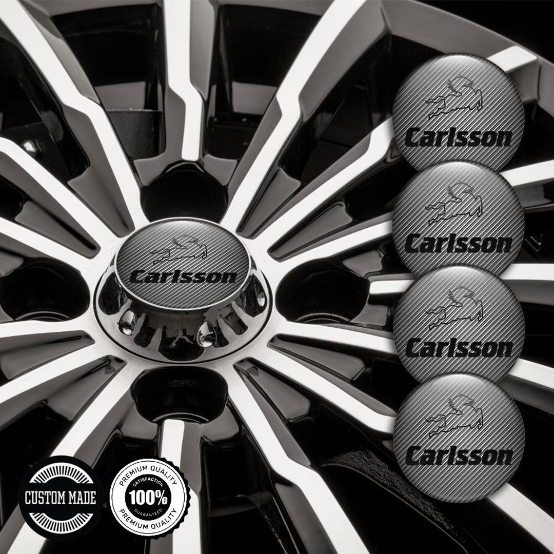 Carlsson Wheel Emblem Sticker for Wheel Center Hub Caps Emblem Decal ...