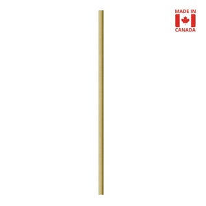 Plain Iron Baluster | 5/8" Round Solid | Brass Gold