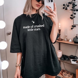 Crushed Little Stars T-Shirt, Mitski Lyrics, Soft Grunge Tee