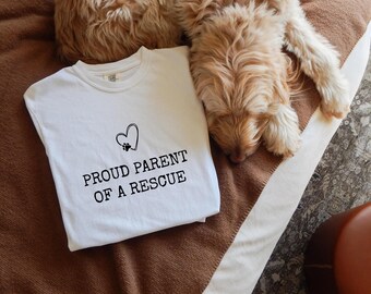 Rescue Dog Parent Shirt, Adopt Don’t Shop Dog Lover Tee
