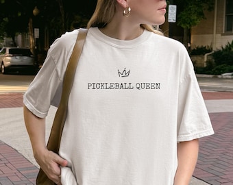 Pickleball Queen Shirt, Funny Pickleball Gift for Women