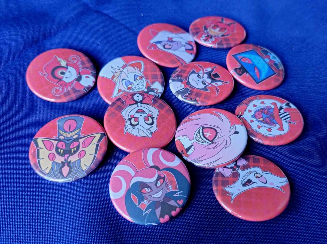Demon Hotel Buttons - Etsy