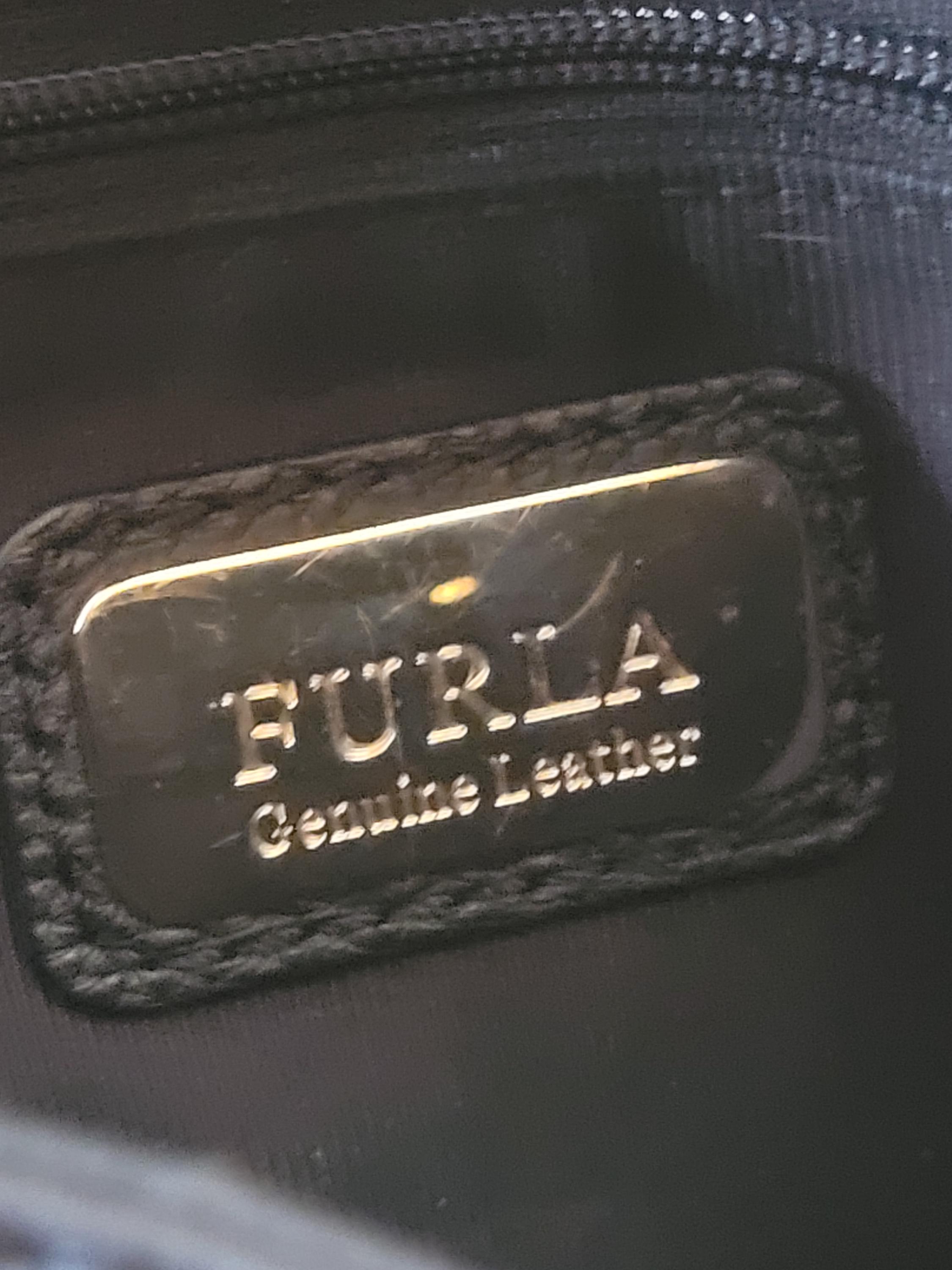 Furla Black Pebbled Leather Backpack/ zipper closure Furla Piper leather backpack - Black - Women|835567ONYX main image 3