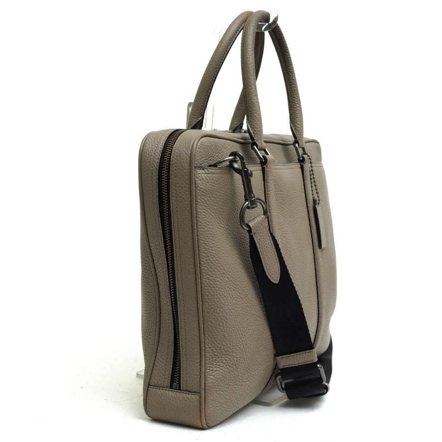 Coach Computer Metropolitan Large Brief Bag Pebbled Leather Finish