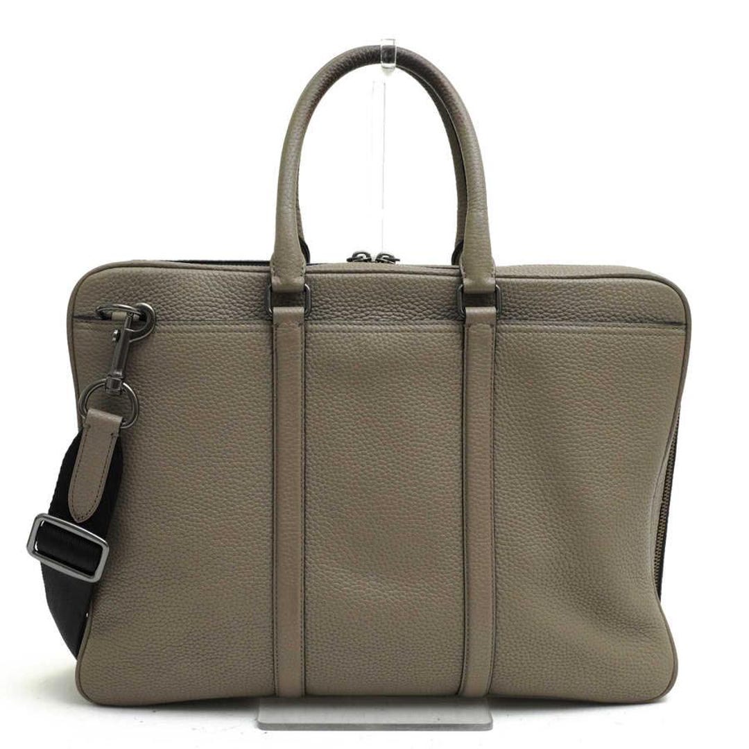 Coach Computer Metropolitan Large Brief Bag Pebbled Leather Finish