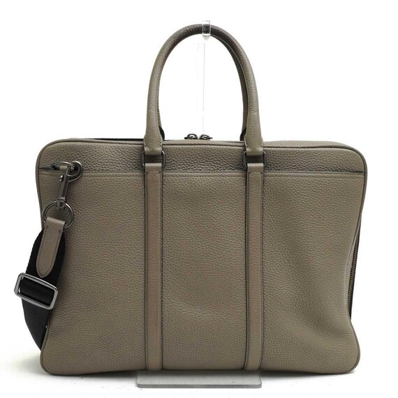 Coach Computer Metropolitan Large Brief Bag Pebbled Leather Finish