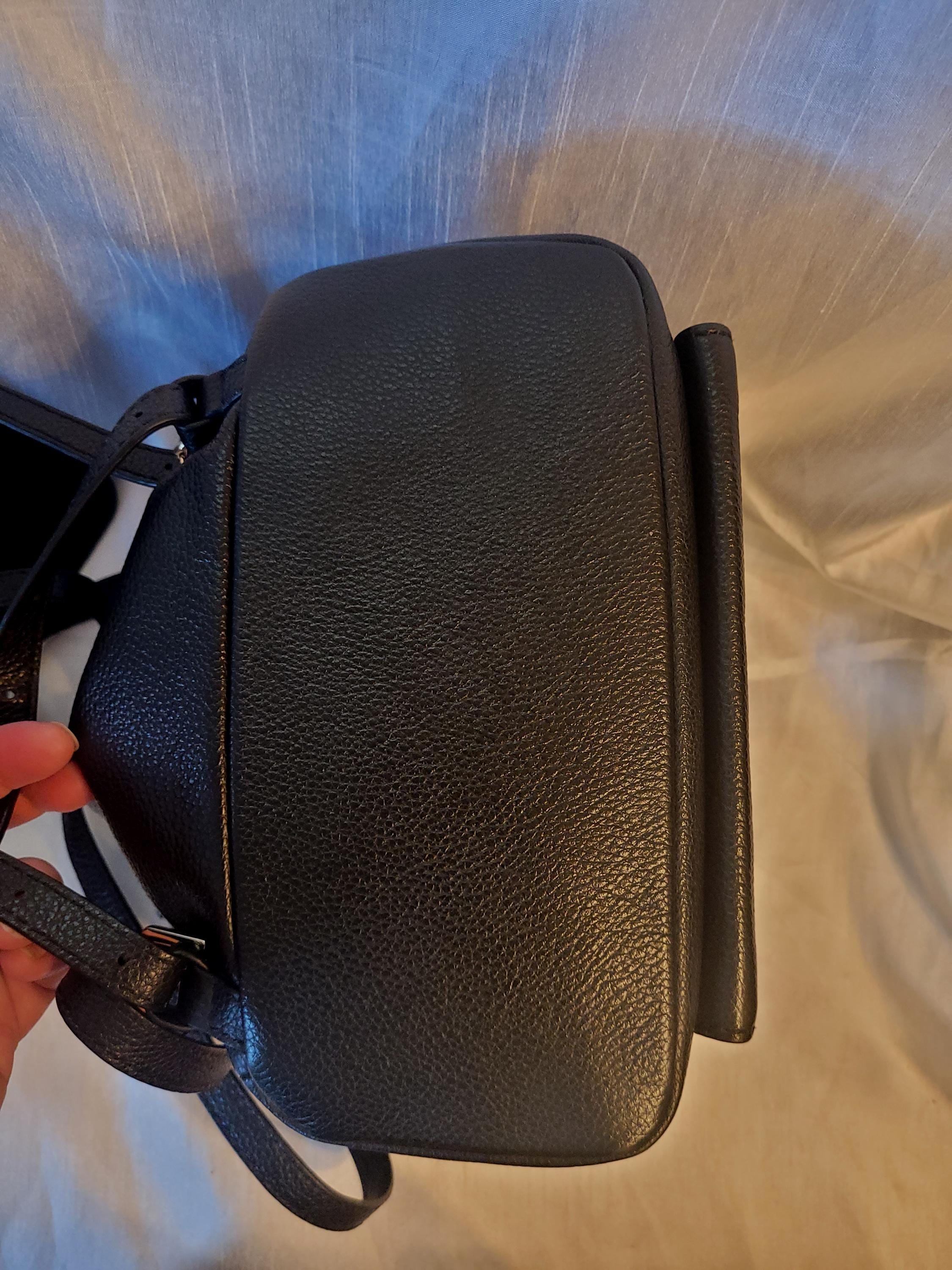 Furla Black Pebbled Leather Backpack/ zipper closure Furla Piper leather backpack - Black - Women|835567ONYX main image 2