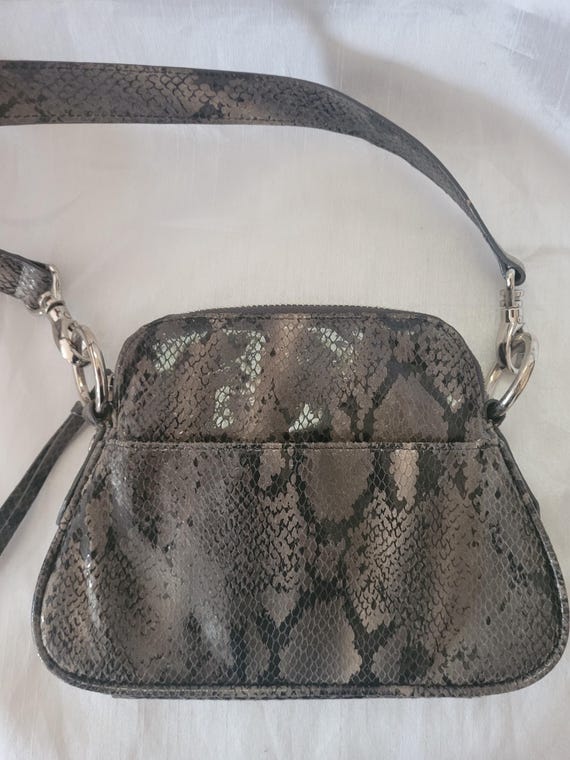 Latico Leathers NJ USA Snakeskin Python Embossed Leather