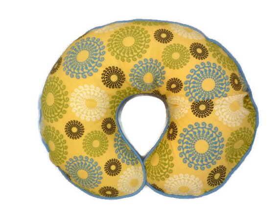 Yellow Boppy Pillow Cover With Swirls For Boy Girl Unisex Etsy