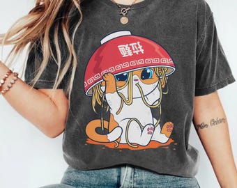 Nudel-Katzen-Shirt, Ramen-Katzen-T-Shirt, Feinschmecker-Liebhaber-Shirts, orangefarbene Katzen-Nudel-T-Shirts, Retro-Katzen-T-Shirts, Katzenliebhaber-Sweatshirts, schwarze Katzen-T-Shirts