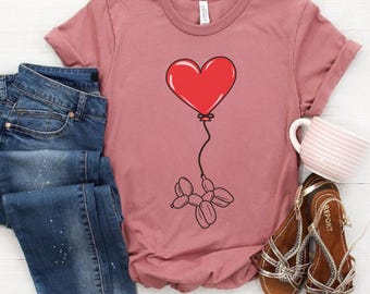 Ballon-Hunde-Shirt, Hundeballon-Shirt, Tierballon-Geschenk, Wiener Hunde-Shirt, Dackel-Crewneck, Geschenk für Hundeliebhaber, Weenie Mama Shirt, Beagle