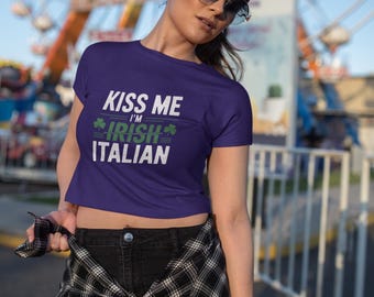 Bésame, soy irlandés, italiano, patriótico, día de San Patricio, humor, Png