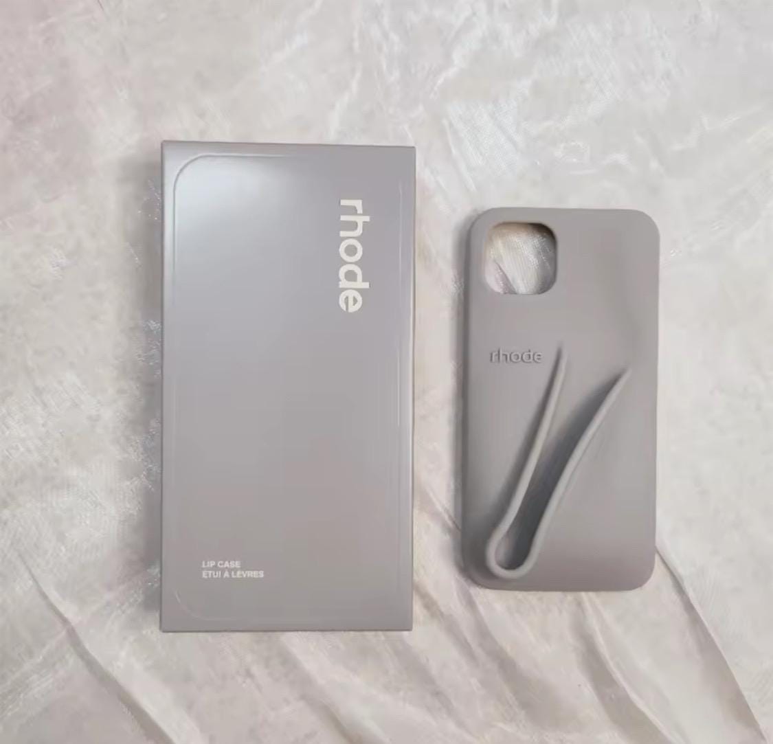 Rhode With Lipgloss Silicone DIY Rhode Phone Case for iPhone