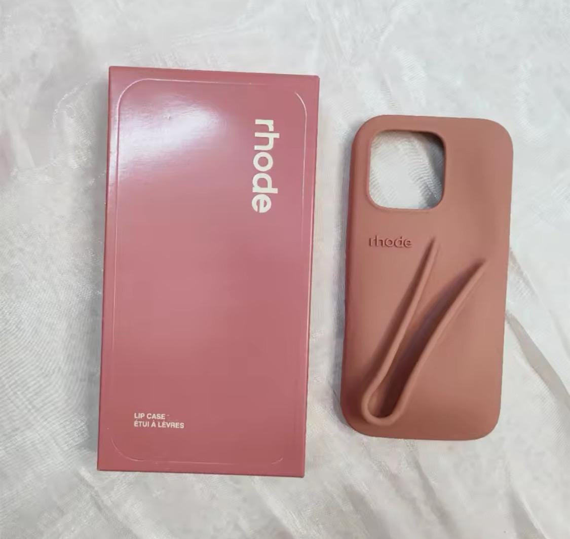 Rhode With Lipgloss Silicone DIY Rhode Phone Case for iPhone
