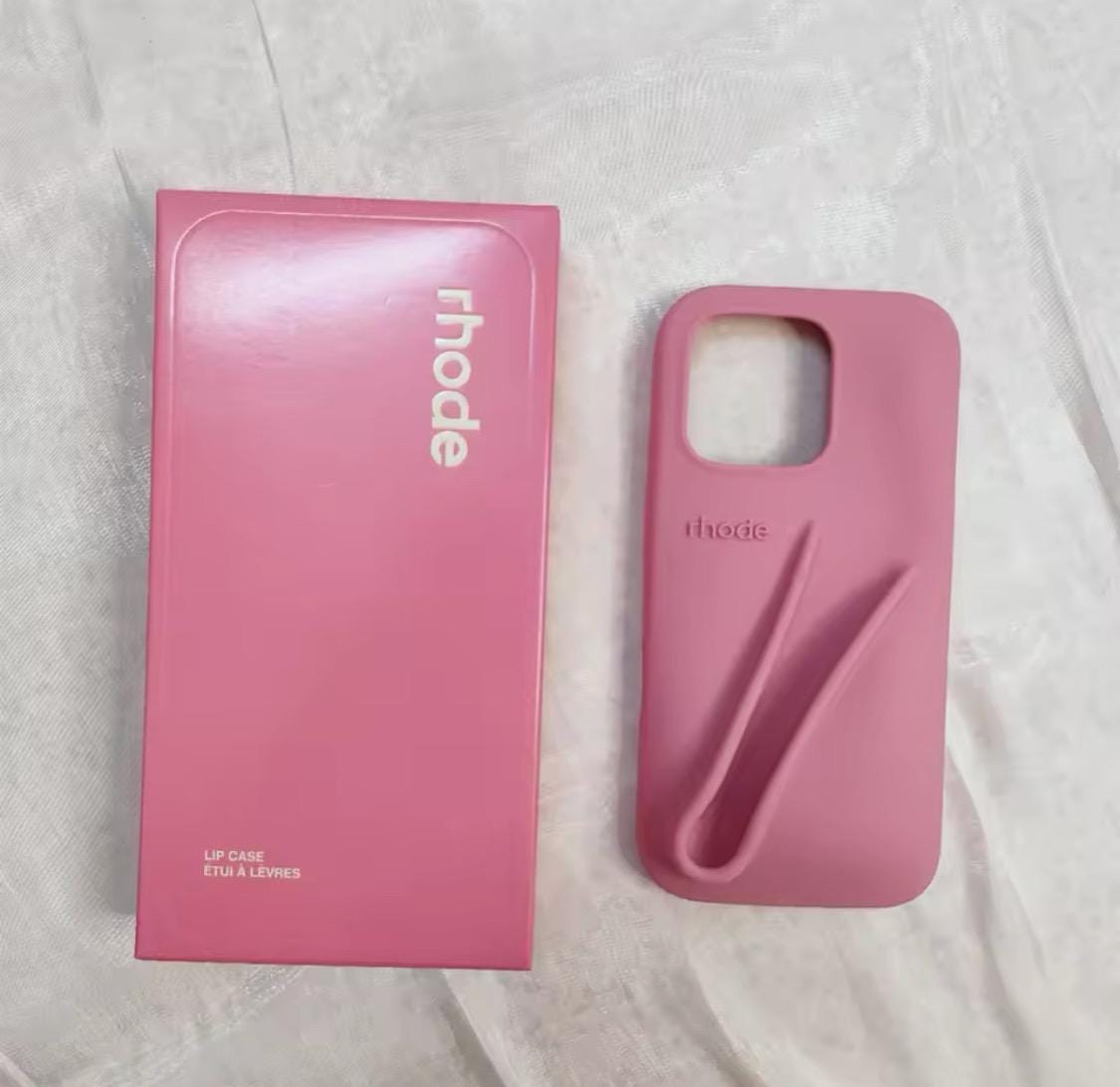 Rhode With Lipgloss Silicone DIY Rhode Phone Case for iPhone