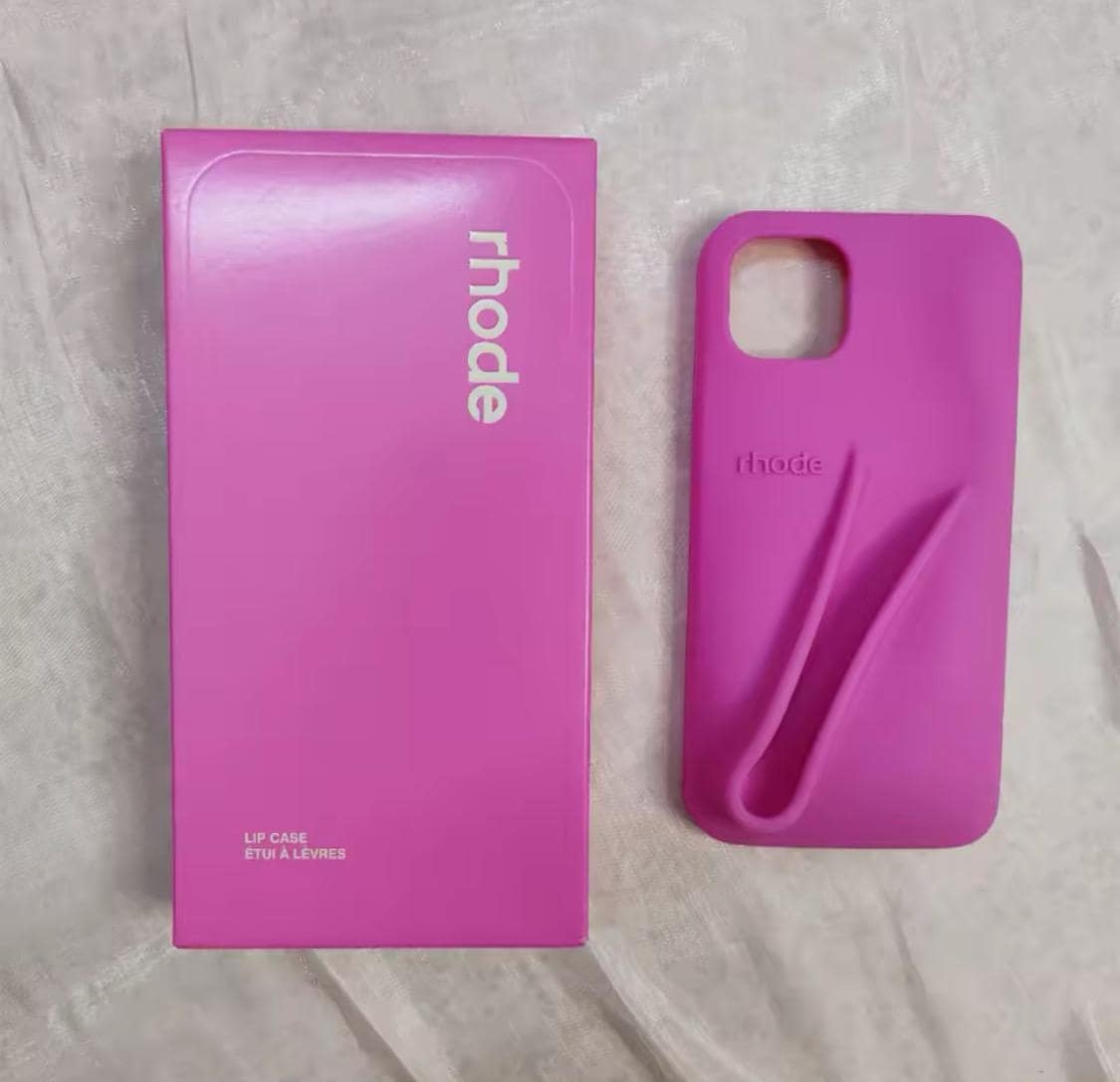 Rhode With Lipgloss Silicone DIY Rhode Phone Case for iPhone