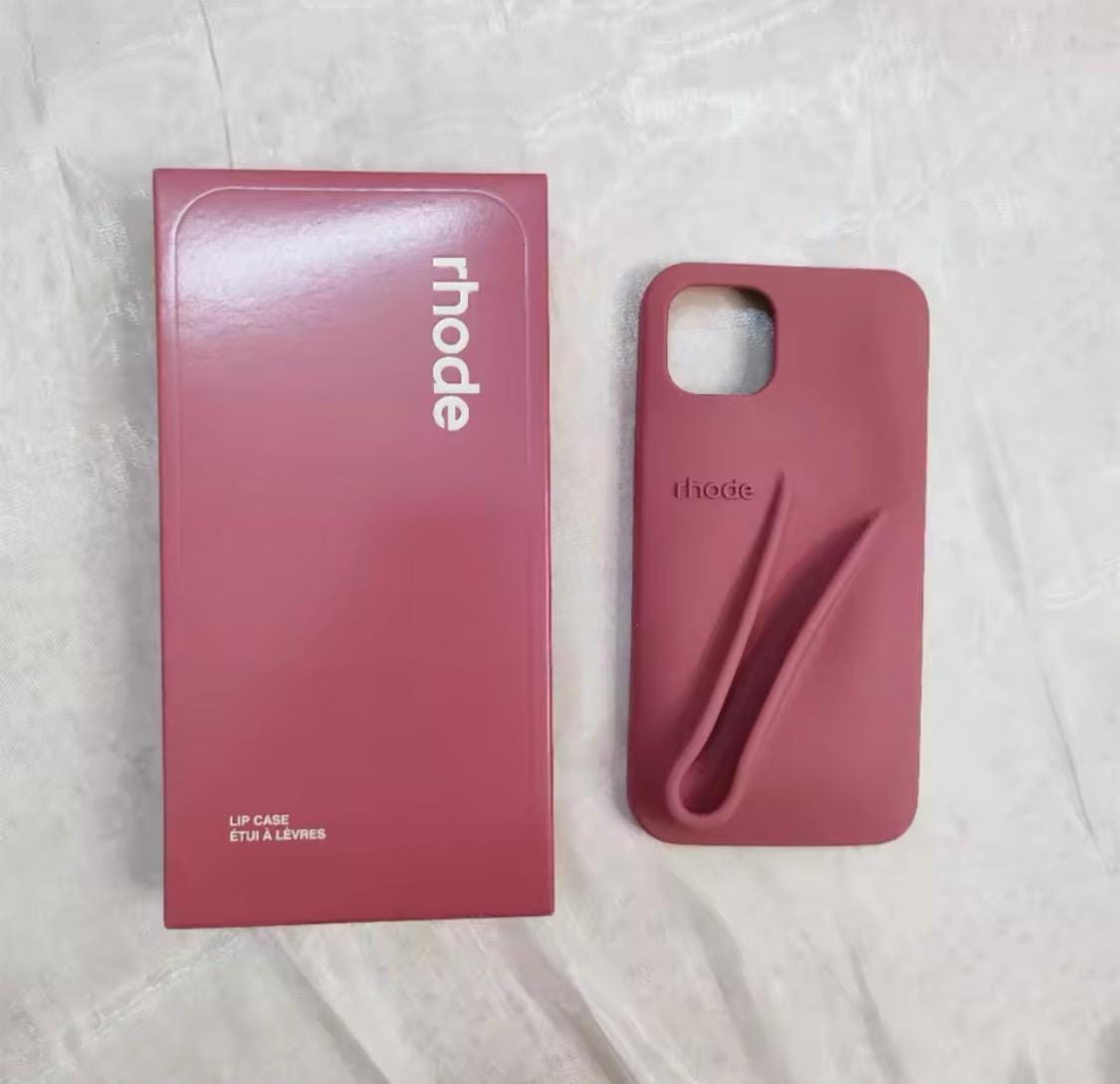 Rhode With Lipgloss Silicone DIY Rhode Phone Case for iPhone