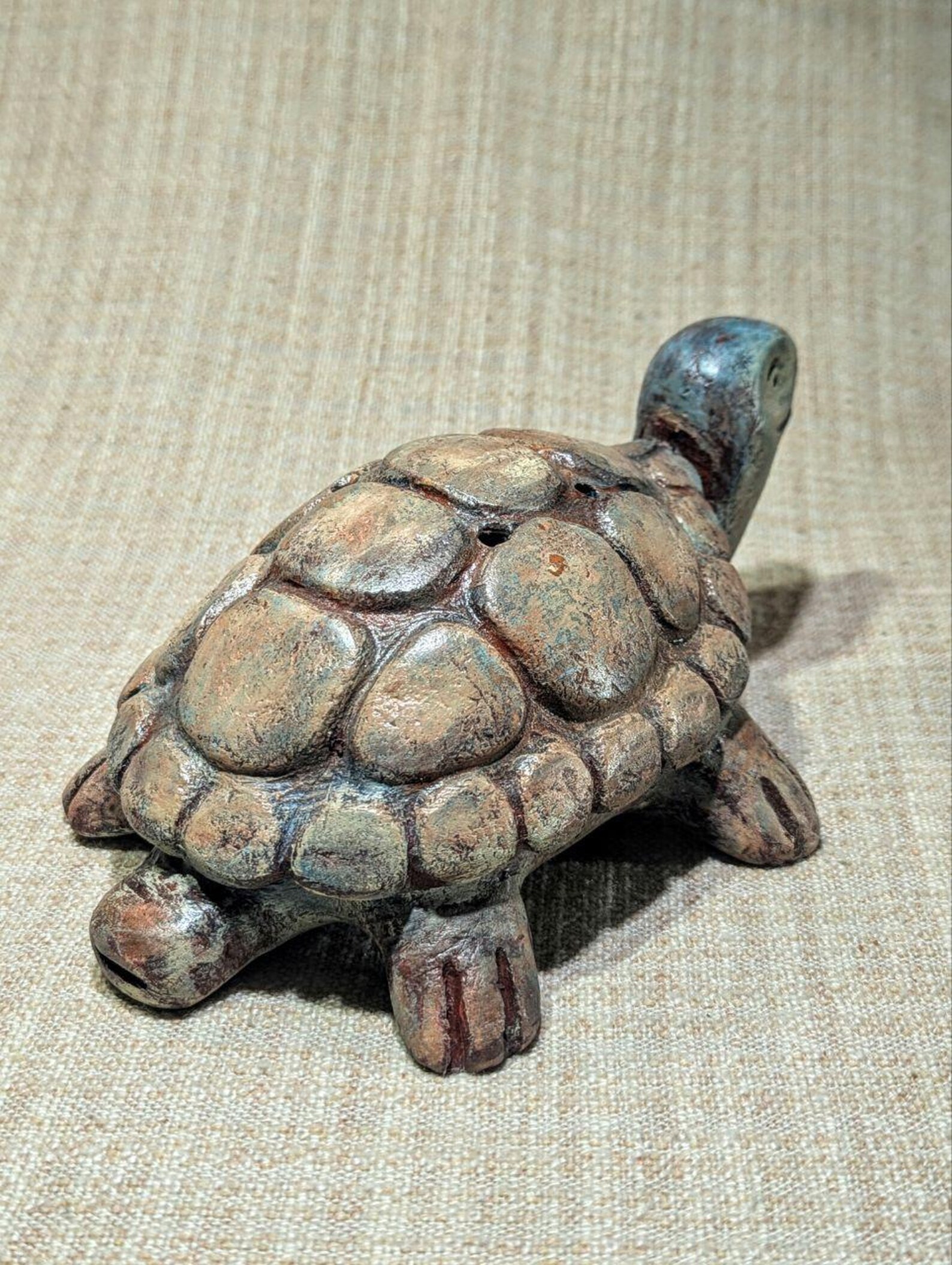 Turtle 10. Ceramic Handmade Musical Sculpture. Ceramic Figurine. Art ...
