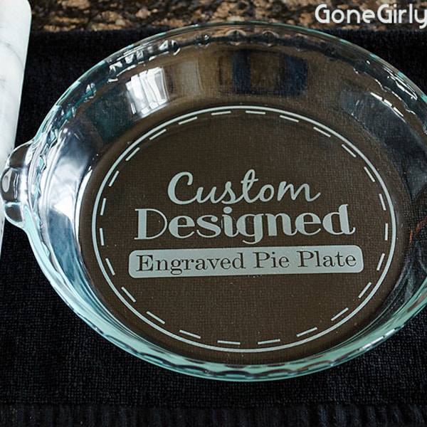 Custom Glass Plate Etsy
