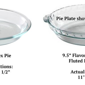 Bake Off Pie Dish Bake-off Trophy. Pie Contest Winner Gift. Dessert Contest Prize Regular or Deep Dish Pie Plate image 2