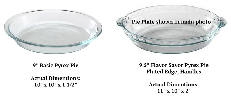 Bake Off Pie Dish Bake-off Trophy. Pie Contest Winner Gift. Dessert Contest Prize Regular or Deep Dish Pie Plate image 2