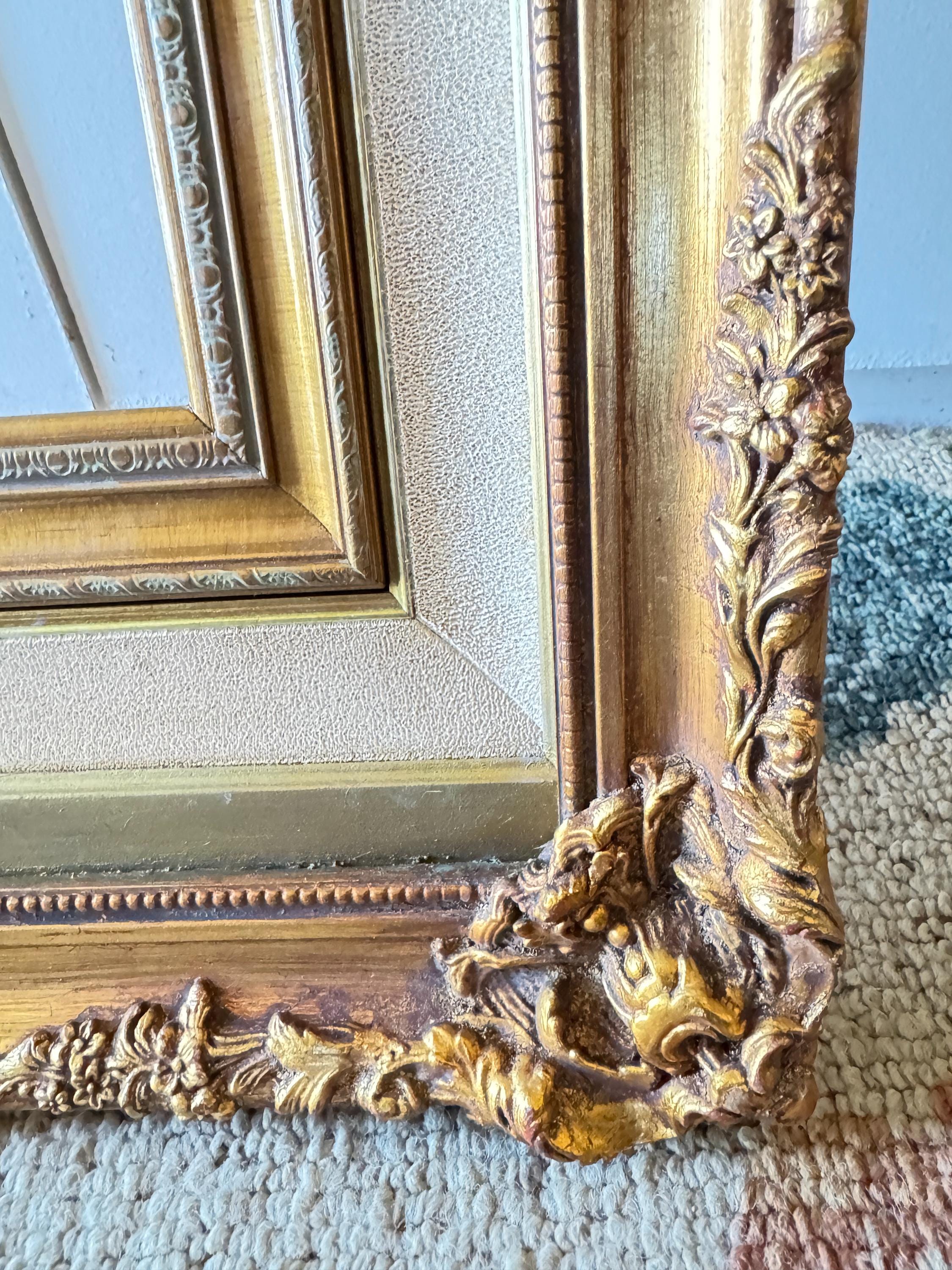Antique FRENCH LOUIS XV Style Gold Rococo Gilt Frame, 18th Century