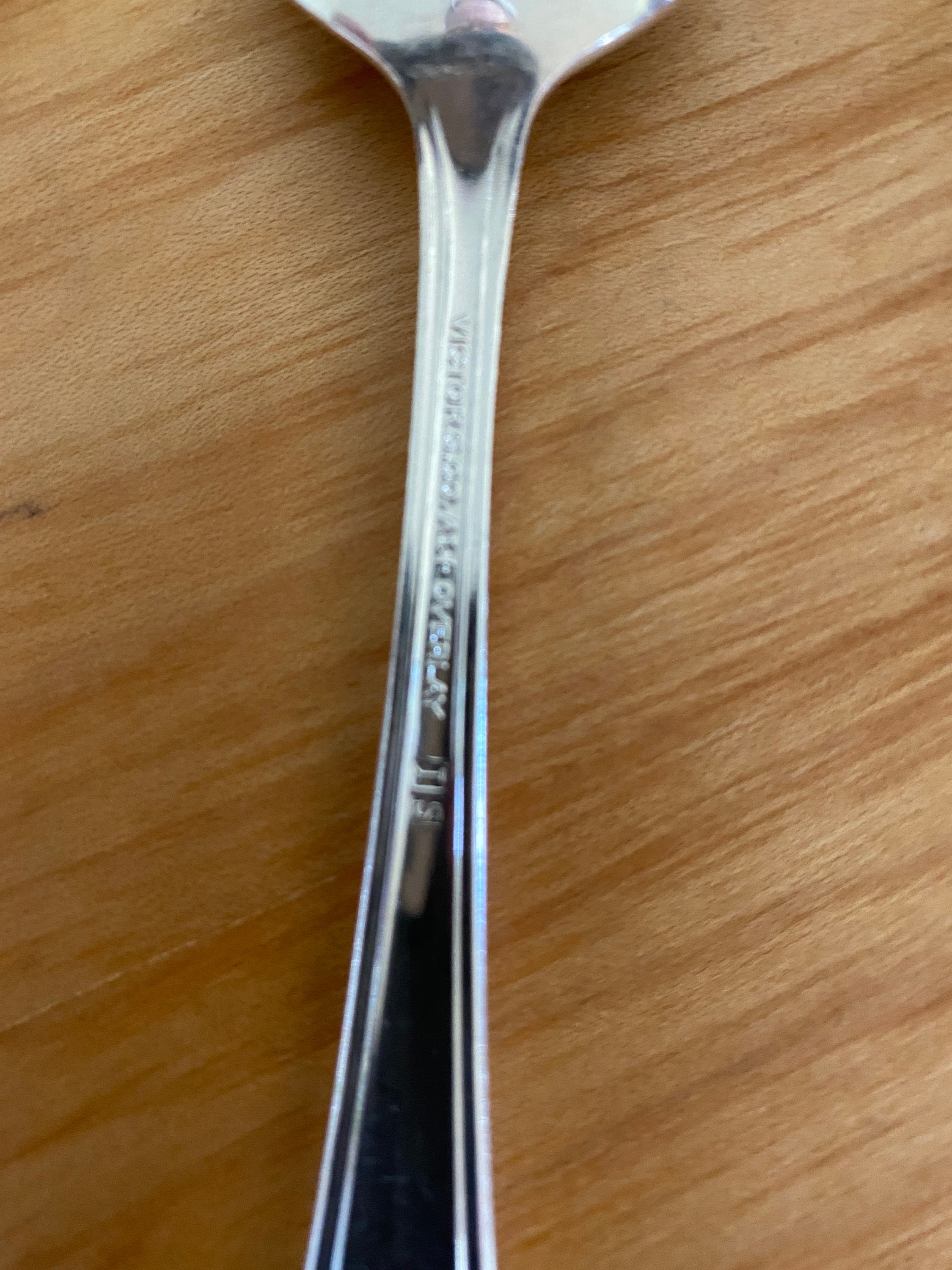 Silverplate, 4 Soup Spoons, 7 Teaspoons Victor S Co. Randolph