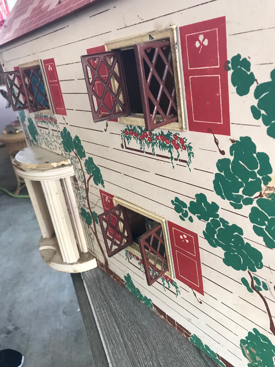 RARE Keystone of Boston Dollhouse Vintage 2Story 1940's Etsy