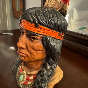 Universal Statuary Corp 1966 Indian Head - Etsy