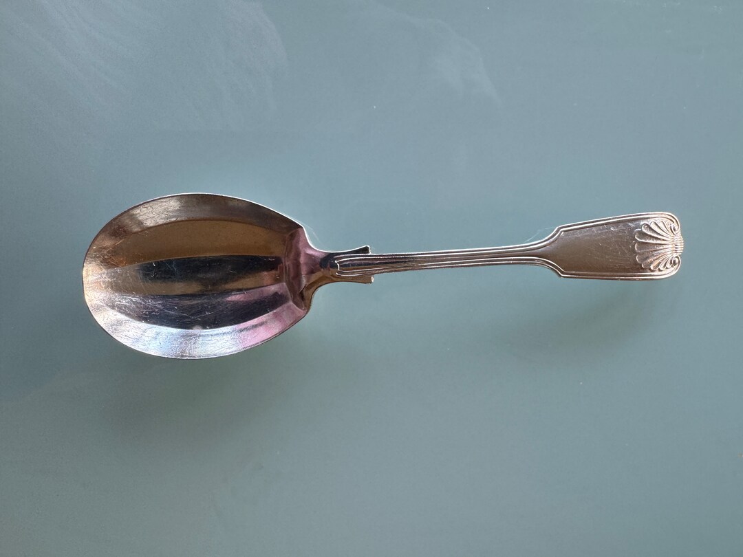 Worcester Silver Co., England Epns ORNATE Sugar Spoon Shell TIP RARE Etsy