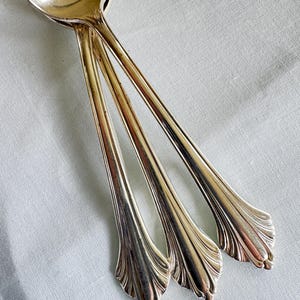 Wallace Silver Plate FRENCH REGENT Teaspoons Silverware Flatware 2Pc RARE