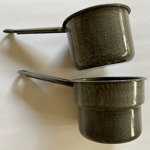 Granite Ware 3 PANS Antique Pots Cowboy Cookware ENAMELWARE FARMHOUSE